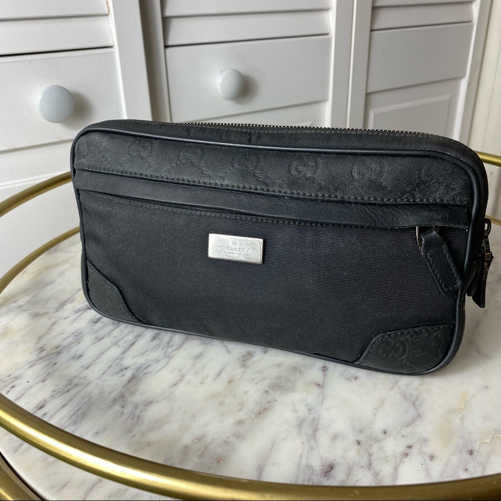 ✨Vintage Gucci GG Supreme Belt Bag Fanny Pack Bumbag Beige Coated Canvas Italy✨ - Picture 2 of 16